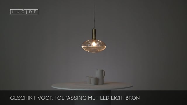 Lucide MALOTO - Suspension - Ø 30 cm - E27 - Ambre Lucide MALOTO - Suspension - Ø 30 cm - E27 - Ambre
