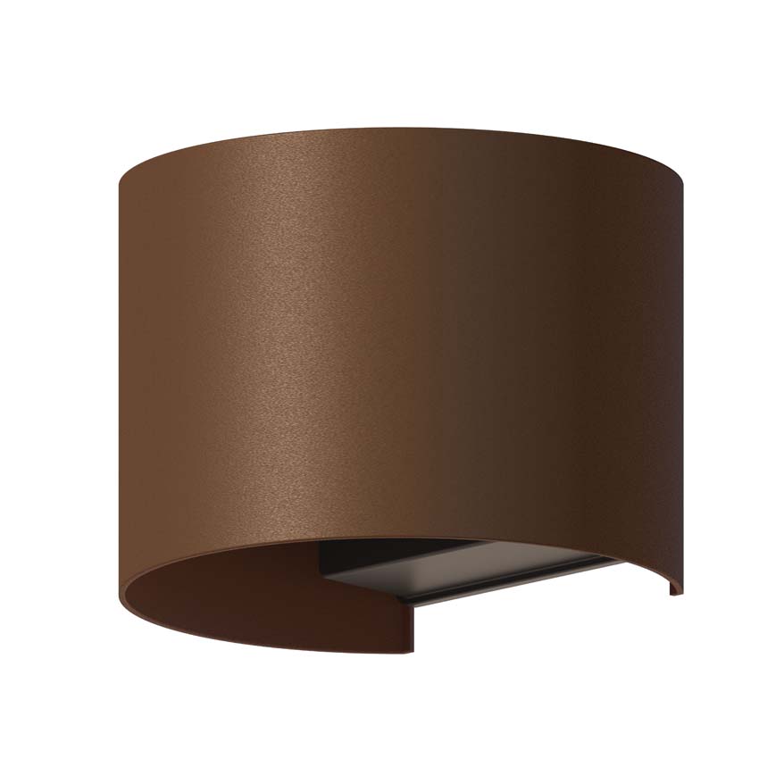 Applique murale - Rouille - 13,5x10x11,5cm - LED intégrée - 1x7W - 3000K