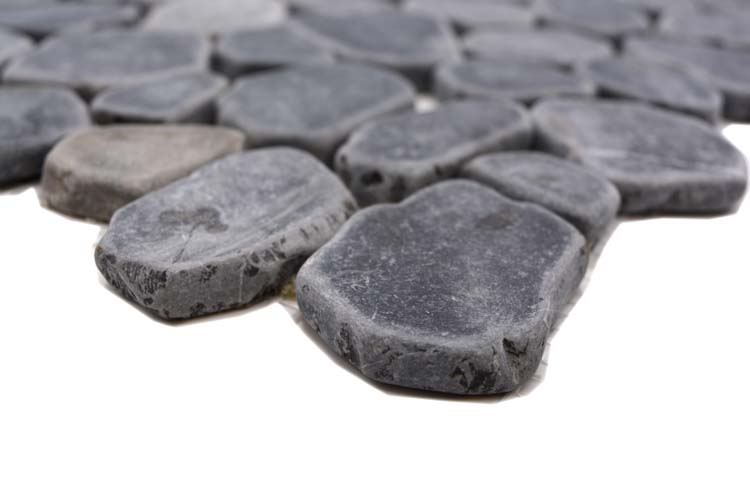 Mosaïque Pebble Darkgrey mat 31,5x31,5cm