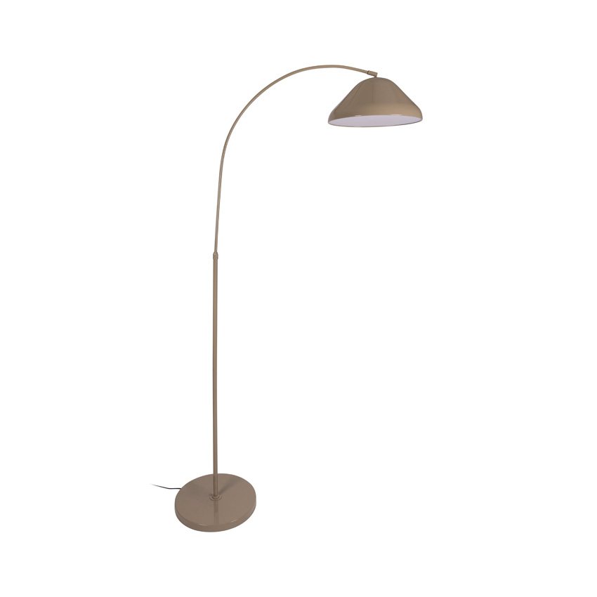 Lucide Vibes Andres - Vloerlamp - 1xE27 - Taupe