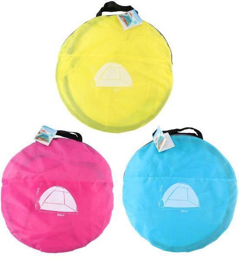 Strandscherm mix kleuren 200x125x110cm