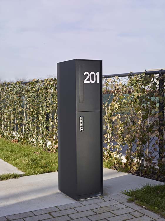 Boîte à colis ONZO (eSafe) Fenix Front noir