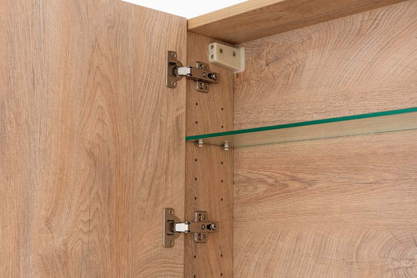 Armoire à glace Tibo/Tony chêne méditerranéen 90x70cm