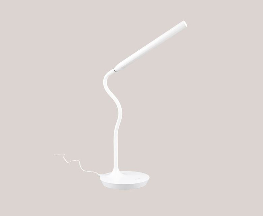 Lampe de bureau - blanc - Ø16xH38cm - dimmable - LED - 1x5W - 3000/4000/5000K - commande tactile