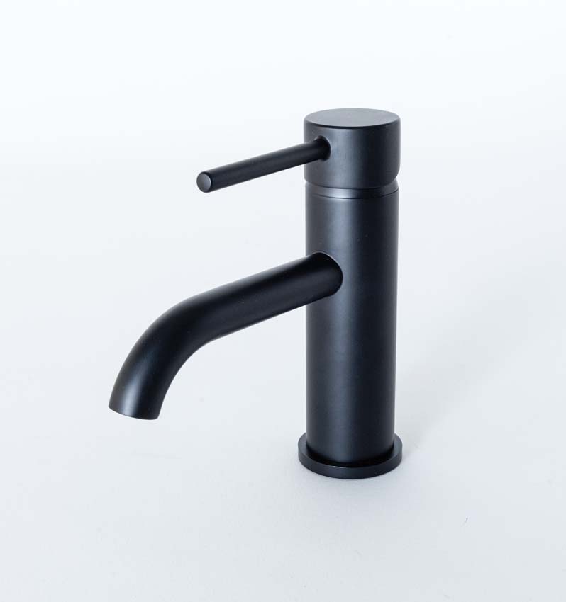 Robinet de lavabo Miley slim noir mat