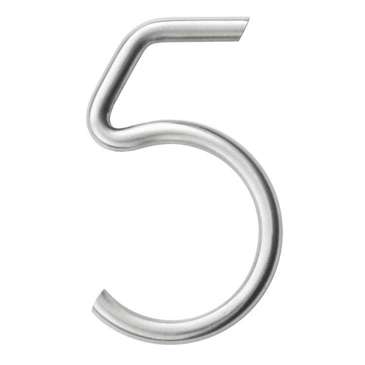 Numéro de maison pro rond 5 inox plus