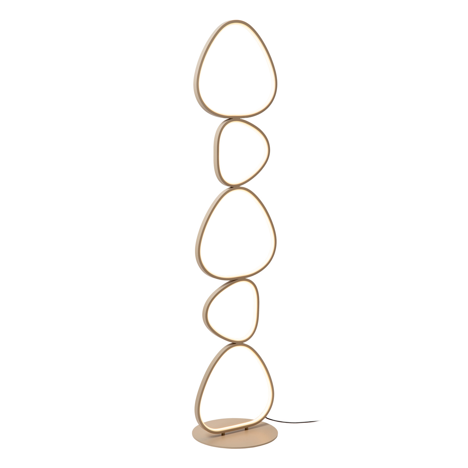Lampadaire - LED Dim. - CCT - 1X48W 2700K/4000K - Taupe