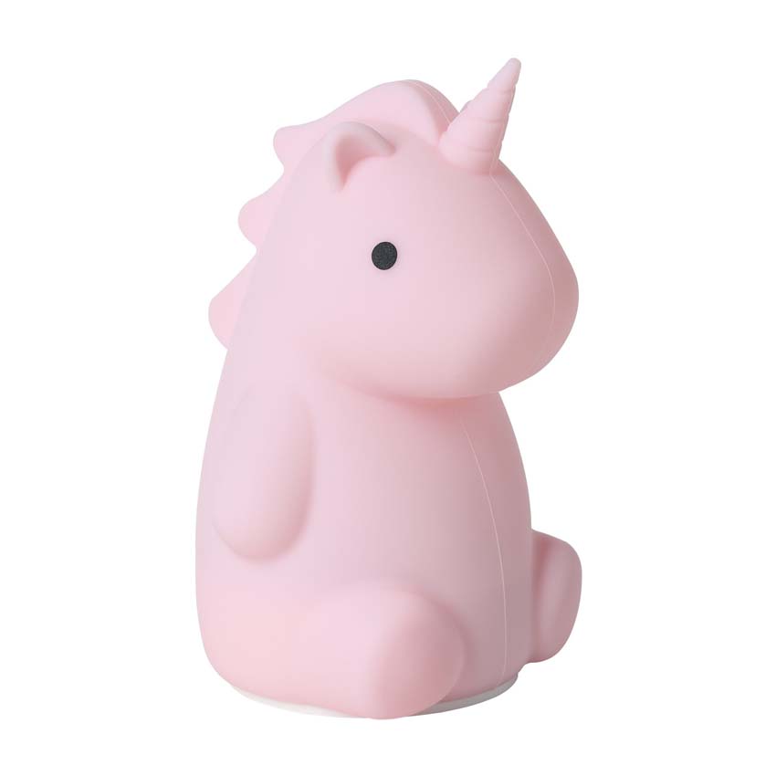 Lampe de table Licorne - Rose - H15cm - Dimmable - LED - 1x5W - RGB/3000K - USB
