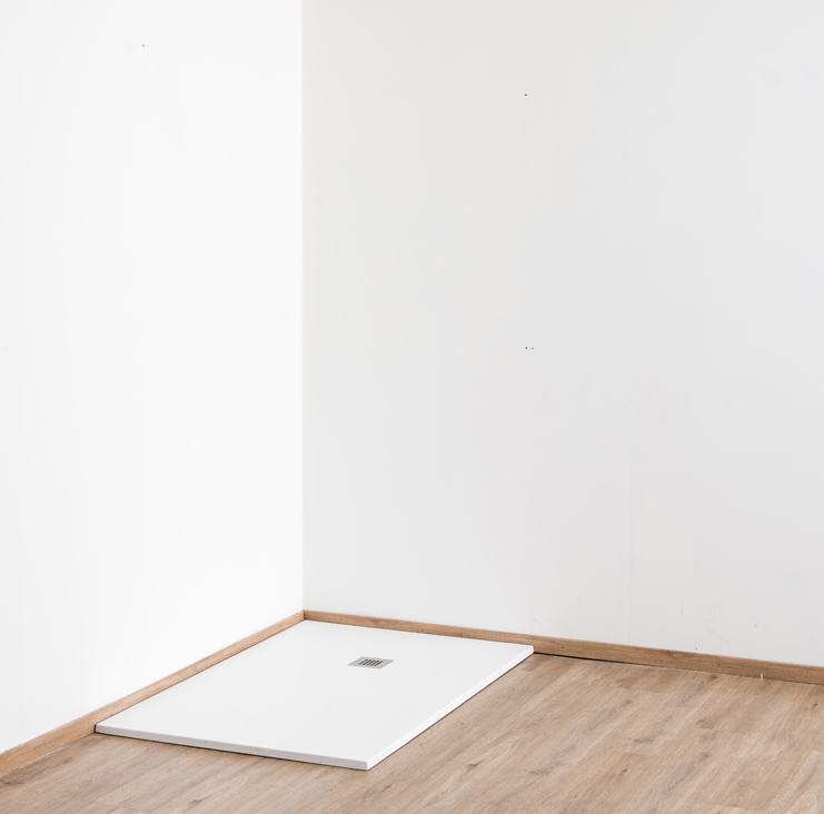 Receveur de douche Minimalism composite avec gelcoat blanc 120x90cm