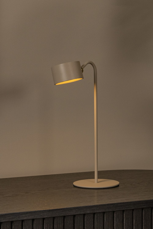 Bureaulamp - taupe - dimbaar - LED - 3,5W - 2700K/5700K