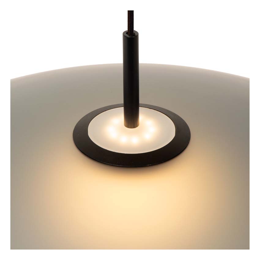 Lucide Premium MENGA - Suspension - Ø 60 cm - LED Dim. - 1x18,6W 2700K - Fumé