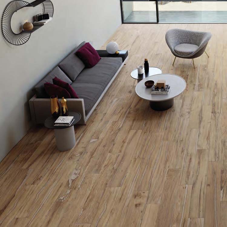 Carrelage imitation parquet Alter Miele brun 20x120cm