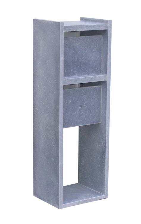 Brievenbus blauwsteen Sambre duo 32x40x125cm