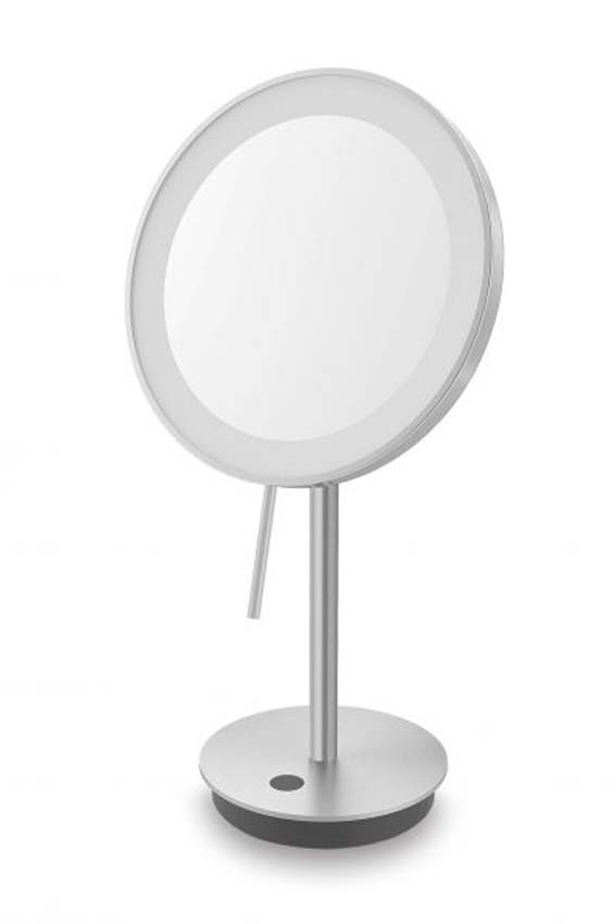 Make-up spiegel Zack Alona rond LED met vergroting en sensor wit 37x20cm