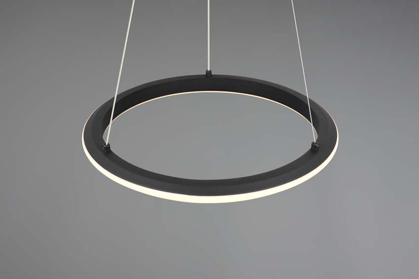 Suspension - Noir - Ø45cm - Dimmable - LED - 1x34W - 2300-4000K
