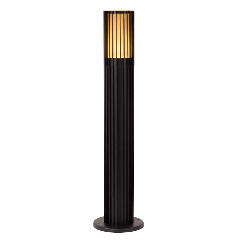 Lucide Essential Timbala - Borne lumineuse - 1xGU10 - IP44 - Noir
