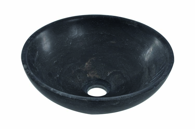 Opbouwkom Kyan mat zwart 32cm