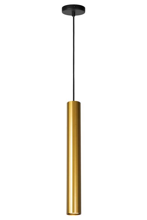 Suspension - Haut 177 cm - 1xGU10 - Or Mat / Laiton