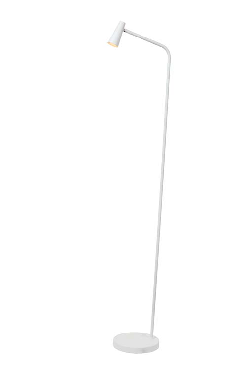 Staande lamp - wit - H137,5cm - LED - 3W - 2700K - 3 StepDim - opblaadbaar