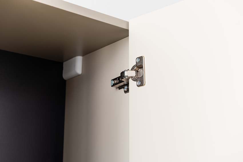 Armoire colonne Amelia gris fumé suspendue 170x40x35cm