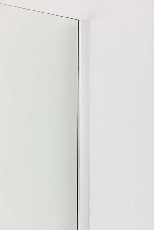 Douche de plain-pieds Anais 97 x 200 cm verre transparant - chrome Douche de plain-pieds Anais 97 x 200 cm verre transparant - chrome