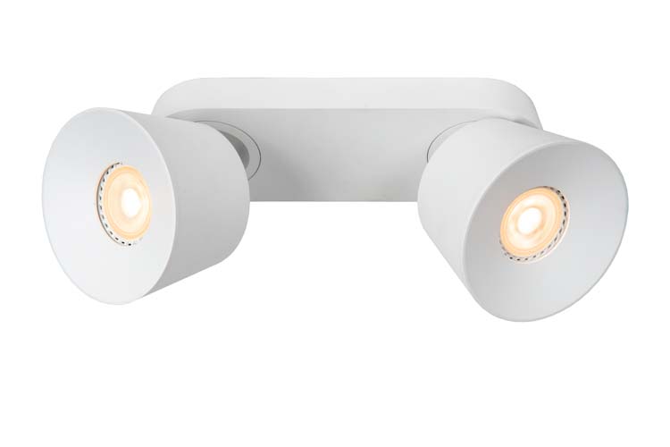 Lucide TRIGONO - Spot plafond - 2xGU10 - Blanc