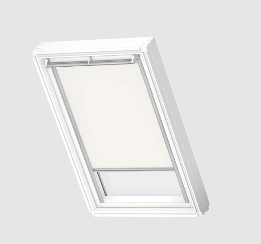 Store enrouleur Velux occultant à commande manuelle blanc MK08 1025S