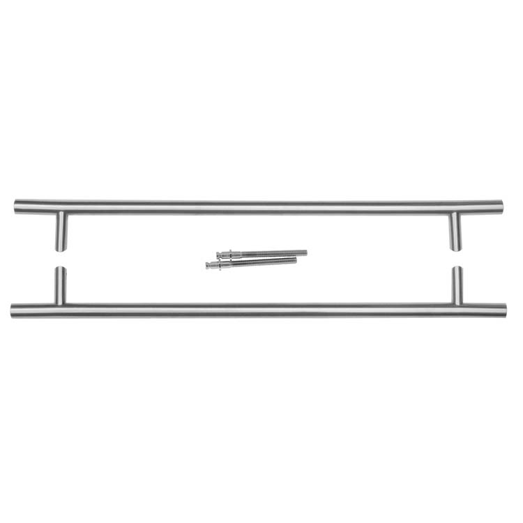 Tirant pro st 25/650/810 inox plus paire épaisseur porte >3cm
