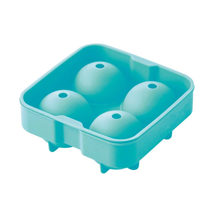 Ijsballenvorm Dotz silcione aquablauw D6 cm