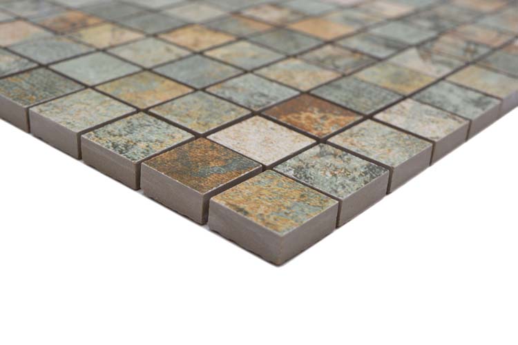 Mozaïek Curtain Mix Earth mat 29,5x29,5cm