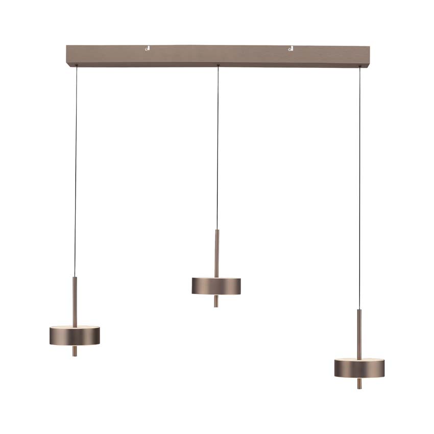 Suspension Easy Lift - Marron - 95cm - 3x9W - 2700-5000K