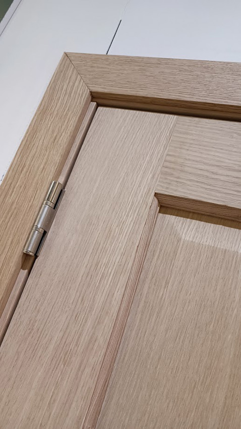 Complete binnendeur Chambord fineer eik 201,5x63cm tubespaan omkeerbaar + deurkast 40cm