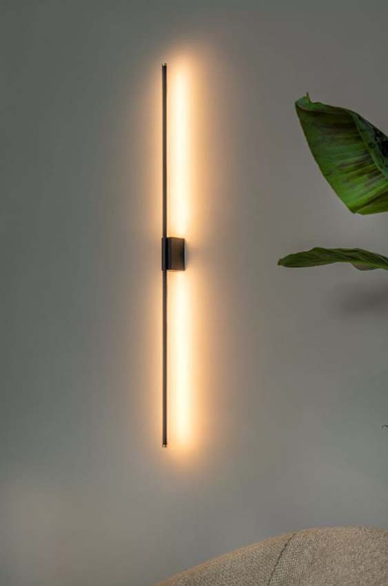 Lucide Premium Marnik - Wandlamp - Zwart - 97,5x10x5cm - Dimbaar - LED - 1x18W - 2700/4000K