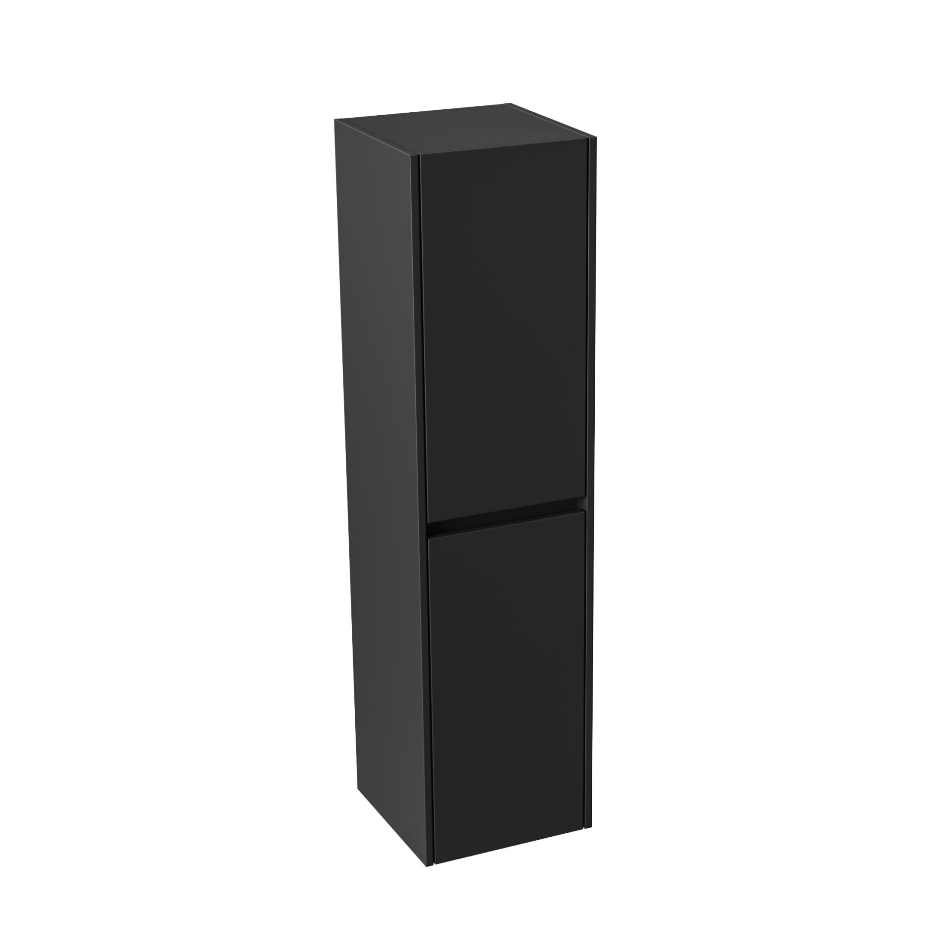 Kolomkast Vito mat zwart hangend 135x35x35cm