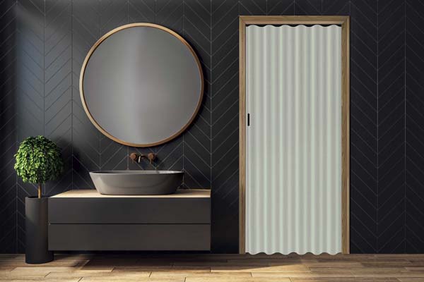 Vouwdeur dust kunstleder op maat