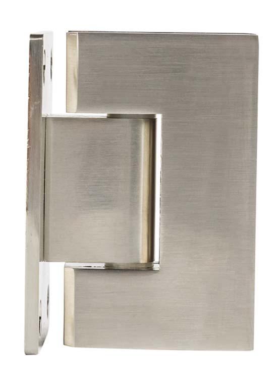 Complete glazen binnendeur Sky black 73x201cm inox ronde trekker & premium scharnieren