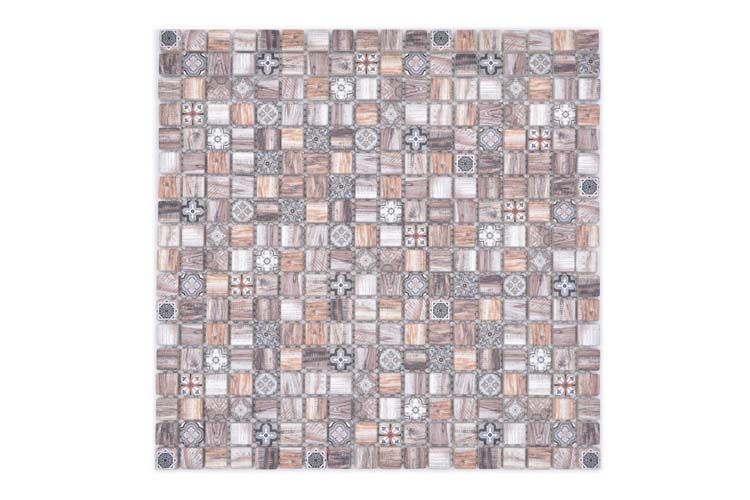 Mozaïek Retro Mix bruin mat 30x30cm