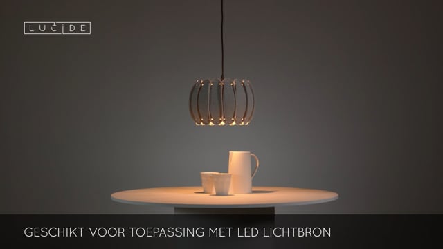 Lucide SPENCER - Suspension - Ø 30 cm - 1xE27 - Gris Lucide SPENCER - Suspension - Ø 30 cm - 1xE27 - Gris