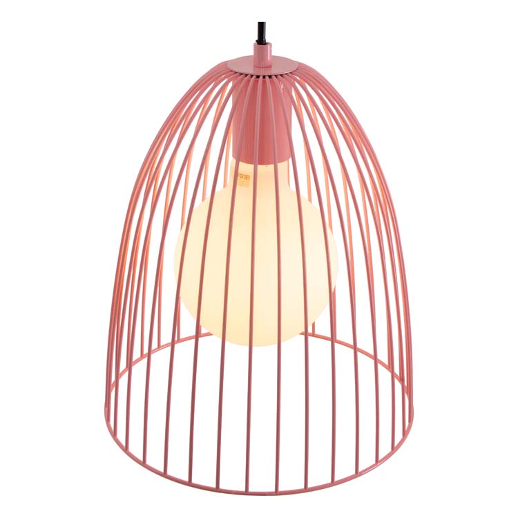 Lucide MACARONS - Hanglamp - Ø 24,5 cm - 1xE27 - Roze