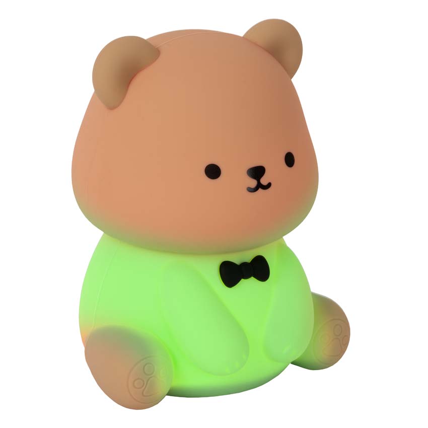 Lucide Essential Pincha Rabbit - Oplaadbare tafellamp kinderkamer - Accu/batterij - LED 3 StepDimbaar - RGB - Wit