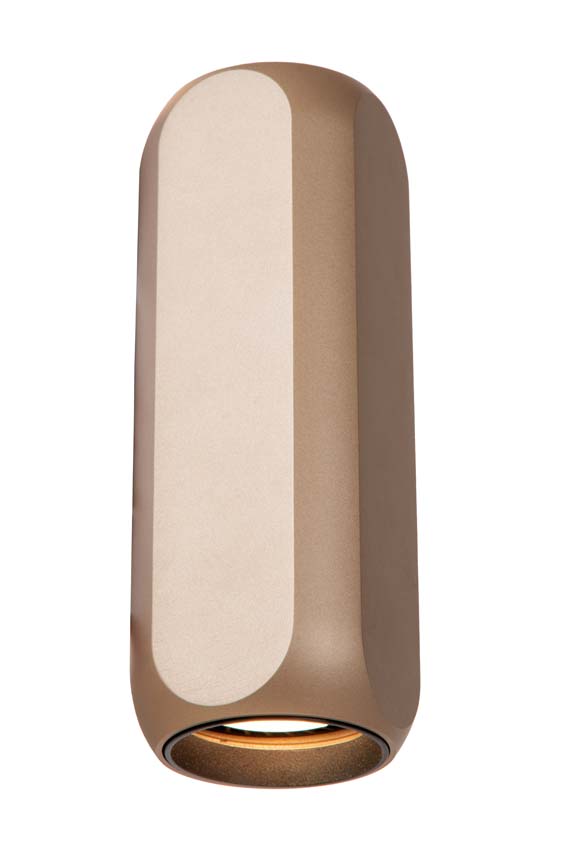 Lucide Premium Braga - Plafonnière - 1xGU10 - Koffie Lucide Premium Braga - Plafonnière - 1xGU10 - Koffie