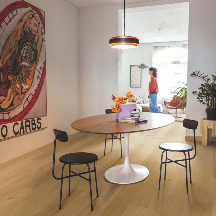 Vinyl vloer Quick-Step Blos Base plank 4mm kusteik honing natuur 125,1x18,9cm