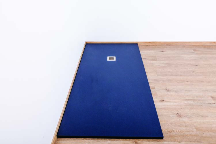 Douchebak Minimalism composiet met gelcoat grafiet 180x90cm