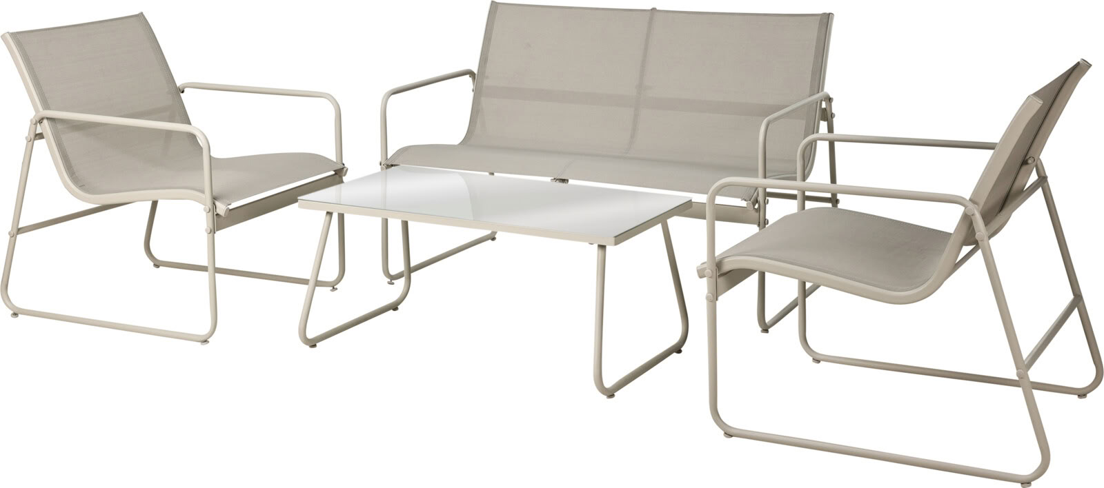 Tuinset Mexico beige 4-delig