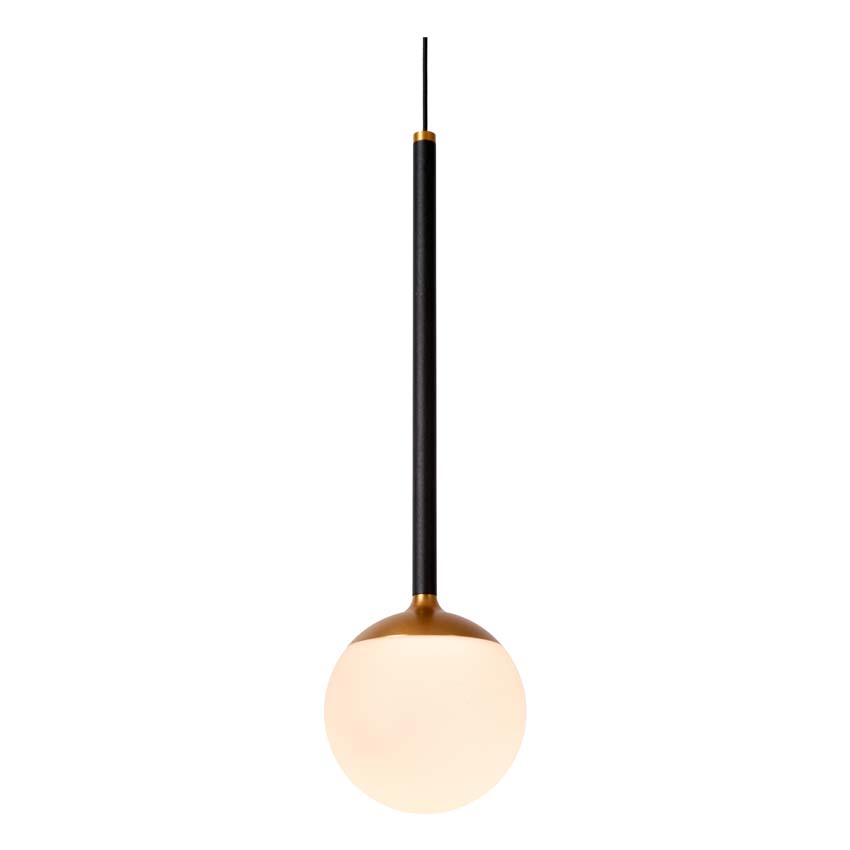 Lucide Premium Calina - Hanglamp - Ø 9,9 cm - LED Dimb. - 1x9W 2700K - Zwart Lucide Premium Calina - Hanglamp - Ø 9,9 cm - LED Dimb. - 1x9W 2700K - Zwart