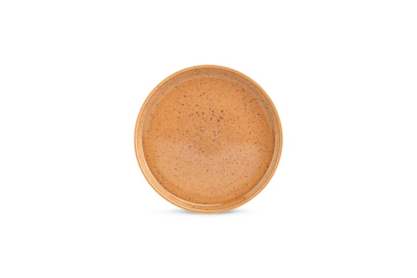 Plat bord Salt&Pepper keramiek oranje Ø21,5x2,3cm