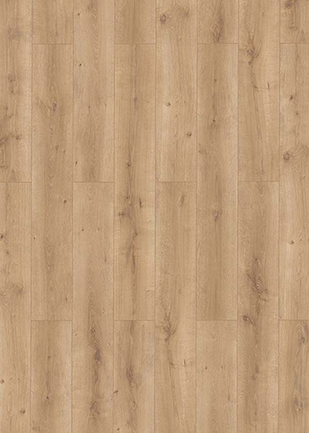 Sol stratifié 8 mm chêne naturel crème 128,5x19,2cm