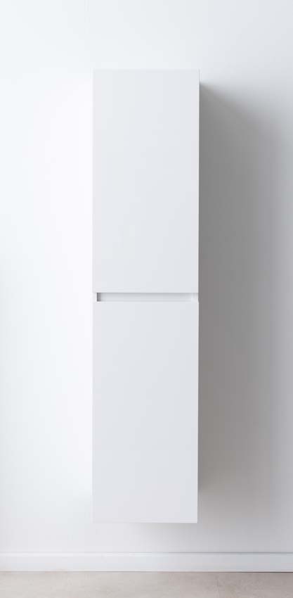 Kolomkast Tibo/Tony glanzend wit hangend 170x40x35cm