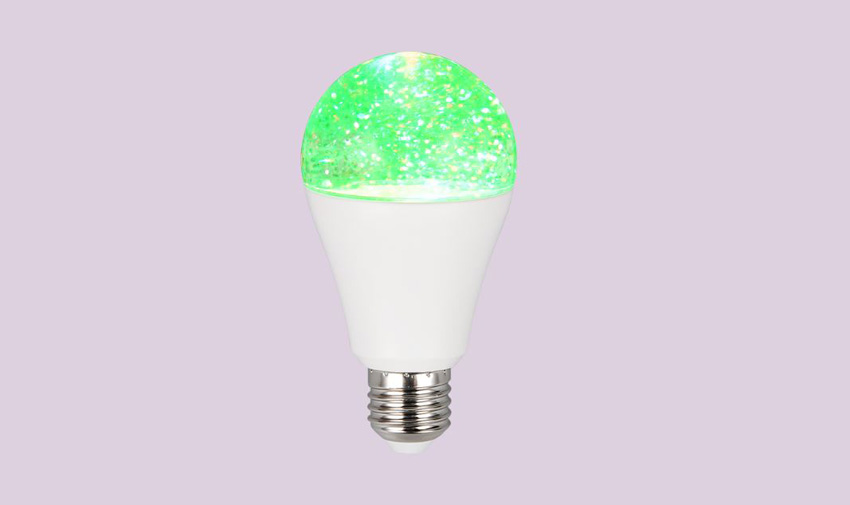 LED lamp - E27 - wit - Ø6x10,5cm - dimbaar - 2,5W - RGB
