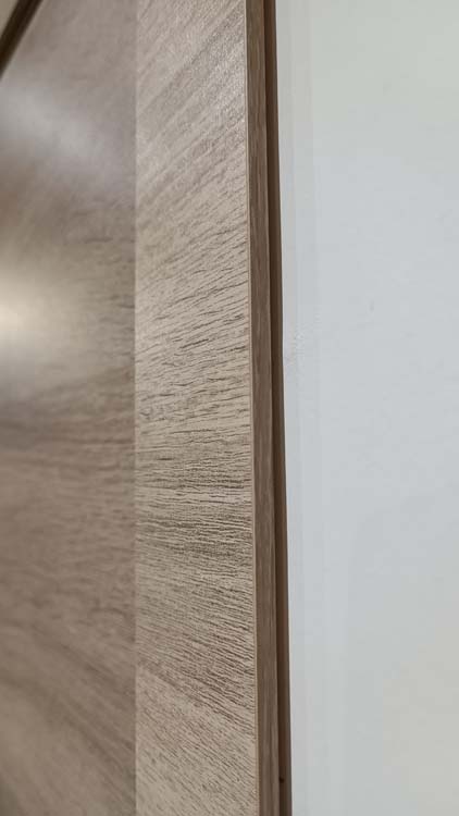 Complete binnendeur S69 Authentic Oak 201,5x73cm honingraat omkeerbaar + deurkast 16,5cm